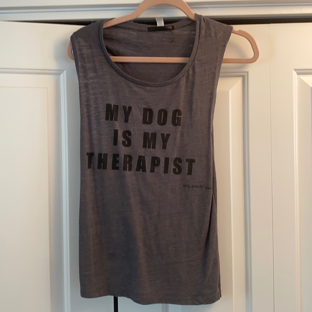 Cute gray tank top